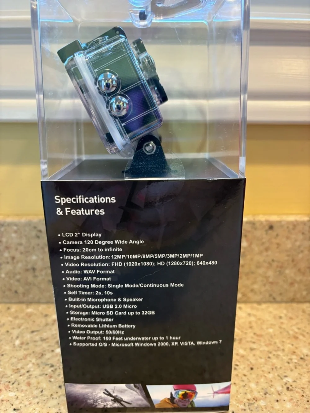 Itek SoundLogic Action Pro 1080P Ultra HD Waterproof Sports Camera & Accessories